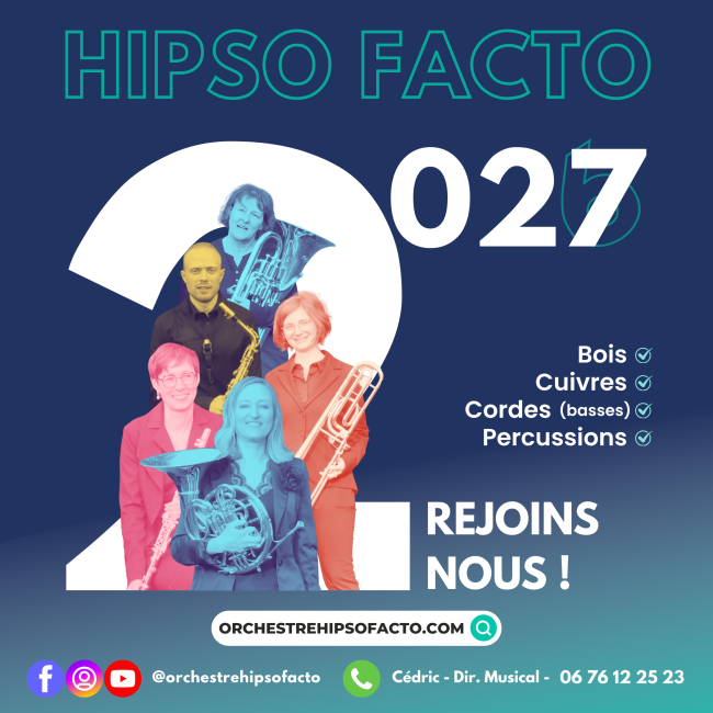 HIPSO FACTO – Recrutement R2026 HD